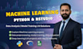 do custom machine learning projects in python and rstudio with documentation