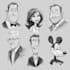 draw artistic cartoon caricatures