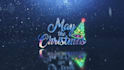create a splendid merry christmas greeting video