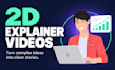 create a professional 2d animated explainer video or marketing video