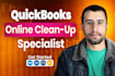 do quickbooks setup, quickbooks clean up, and quickbooks bookkeeping