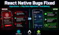 fix react native bugs expo eas errors, play store rejections