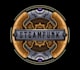 create a luxury steampunk logo with industrial retro feel