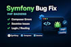 fix symfony PHP backend bugs and errors