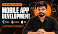 develop offline and online flutter apps for android and ios