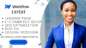 do webflow cms, webflow ecommerce, fix webflow and revamp webflow webflow ai