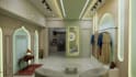recreate classics clothing store interior, 3d commercial cgi render, liquor shop