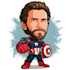 create a premium superhero caricature character