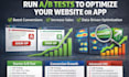 run a b tests to optimize your website or app for better conversions