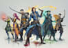 draw your dnd party art or dnd character art no ai