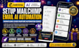setup mailchimp email ai automation workflows leads nurture automation series