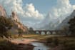 digitally paint fantasy landscape