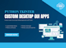 create professional python tkinter gui desktop applications