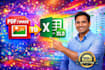 convert PDF or image to excel or word