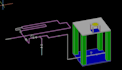 do piping 2d layout, isometric drawings in autocad
