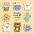 design cute kawaii stickers and doodles illustration