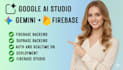 do firebase, supabase, auth, backend integration in google ai studio apps