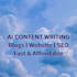 ai generated SEO friendly content for blogs and websites
