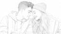 create digital line art illustration