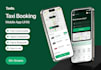 modern,professional taxi booking app uiux design ios,android