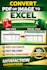 convert PDF or image to excel with 100 percent accuracy
