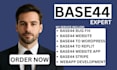 build base44 webapp, base44 database fix and backend integration with base44 app