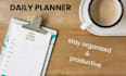 provide a clean printable daily planner PDF