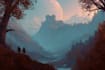 create fantasy and scifi game concept art