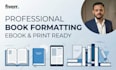 be your book formatter and professional typesetter