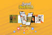 social media advert posters