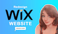 redesign and fix your wix website