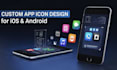 design a modern app icon for ios and android