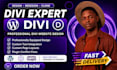 be your divi expert for divi wordpress website, divi website design, divi 5