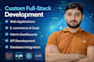 develop fullstack web apps with laravel  node and react