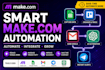 build make com ai automation workflows and CRM systems