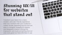 it stunning UX UI website design that boosts conversions