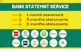 reconcile bank statement PDF to editable format