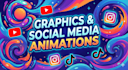 design social media posts and animated graphics
