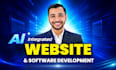 build ai website and saas web app with smart automation and ai integration