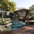 design frontyard, backyard, pool, patio as a landscape architect