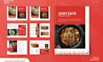 design editable canva cookbook fitnes yoga guide canva workbook in modern layout