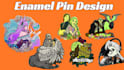 create a unique enamel pin design for you