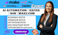 make com automation, made com, fix make com automation scenario, API integration