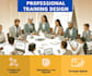 create professional training modules in french and english