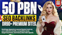 provide 50 homepage backlinks from dr90