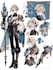 do character references sheet, oc reference ,fully body character sheet, anime,