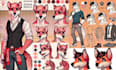 create a detailed furry ref sheet for your fursona