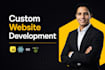 do custom website development as a full stack web developer