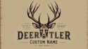 design awesome deer antler logo