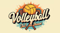 design awesome volleyball tournament logo